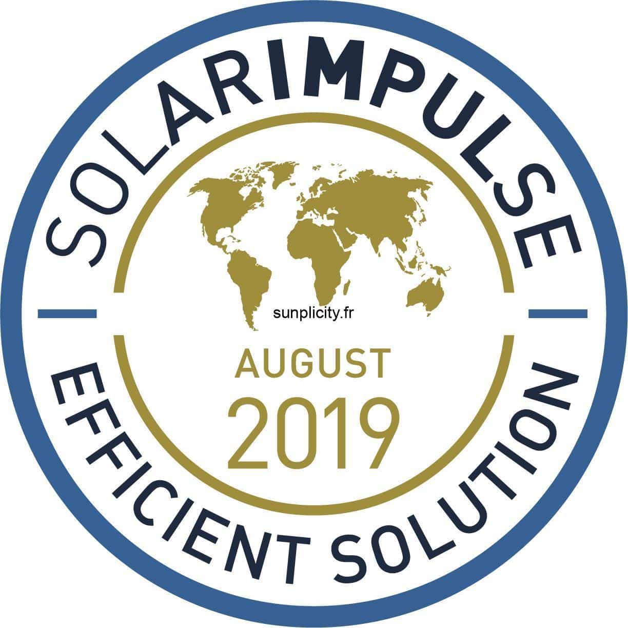 Le logo Solar Impulse Efficient Solution Aout 2019