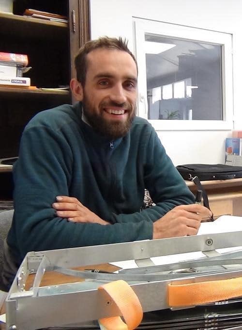 Vincent Legris from La Fabriculture, partner manufacturer of the solar cooker SUNplicity.
