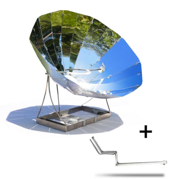 The Eq=inox model by SUNplicity solar cooker